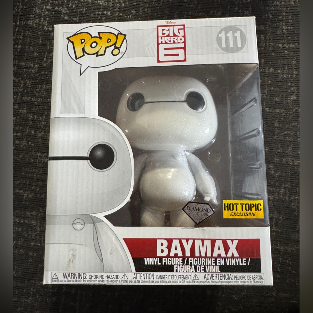 Funko Baymax Big hero 6 diamond collection Hot Topic exclusive
